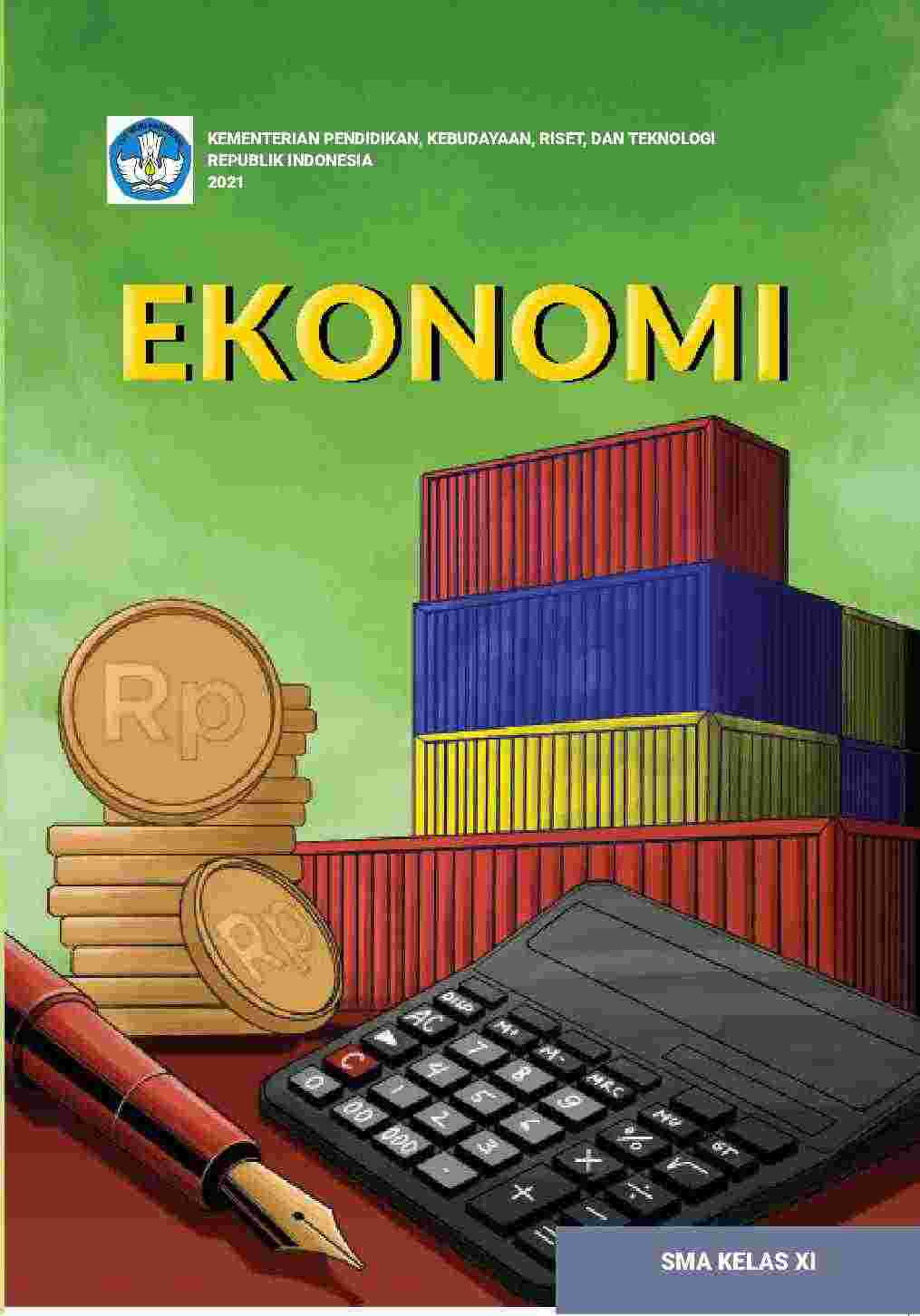 Sampul buku Ekonomi untuk SMA Ke...